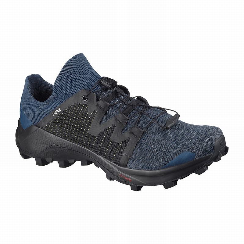 Chaussures De Trail Running Salomon Femme Bleu Marine / Noir - Salomon CROSS W /PRO - France (3851-W